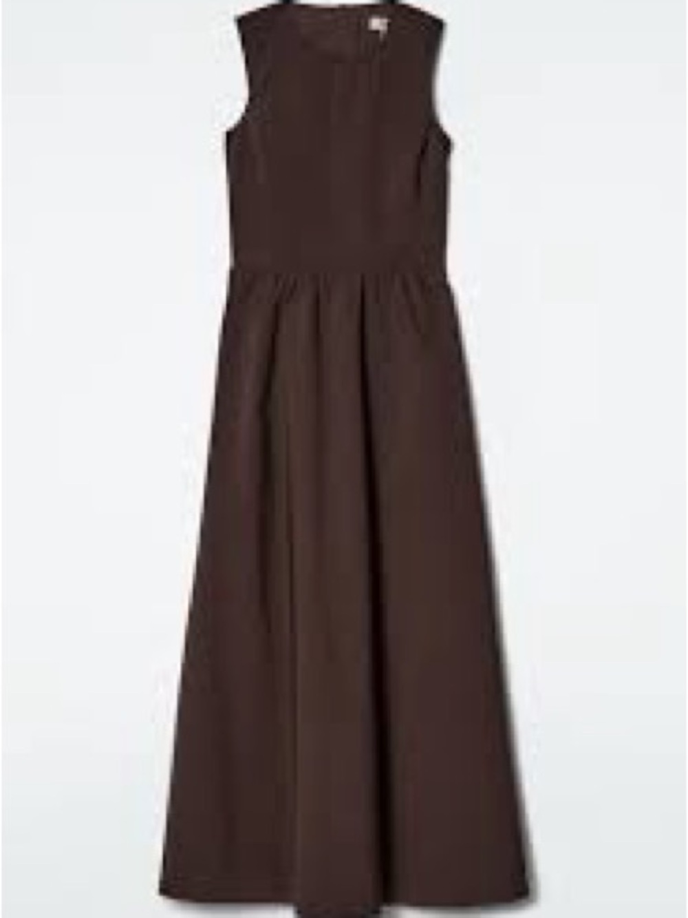 COS Brown Sleeveless Maxi Dress